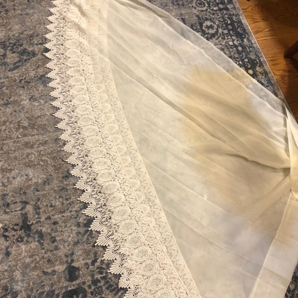 Sheers Curtains cotton Lace brand new 8 pieces - Picture 7 of 12